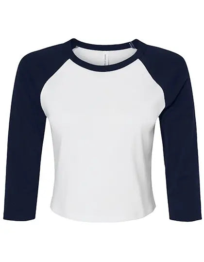 Women's Micro Rib 34 Raglan Baby T-Shirt