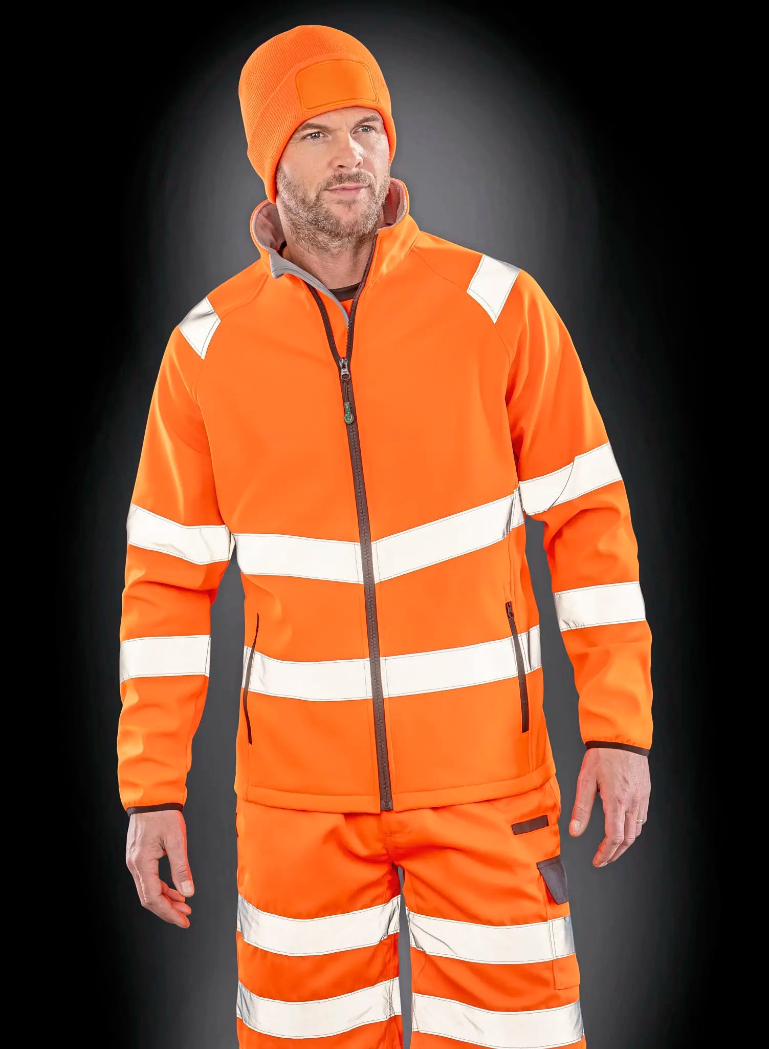 all-groups Men's Recycled Safety Softshell Jacket