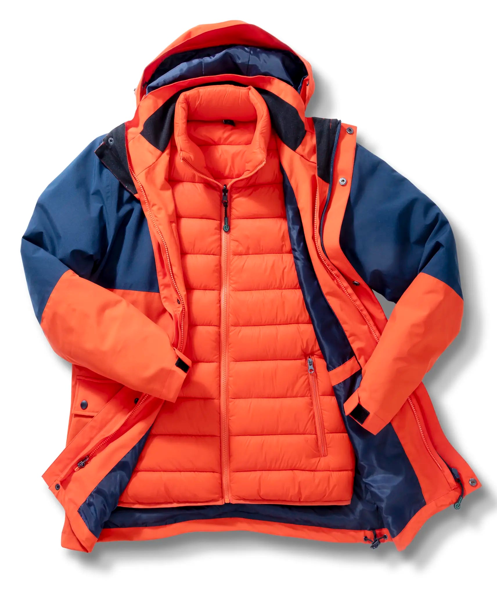 all-groups Men's Recycled 3 In 1 Padded Ripstop Jacket