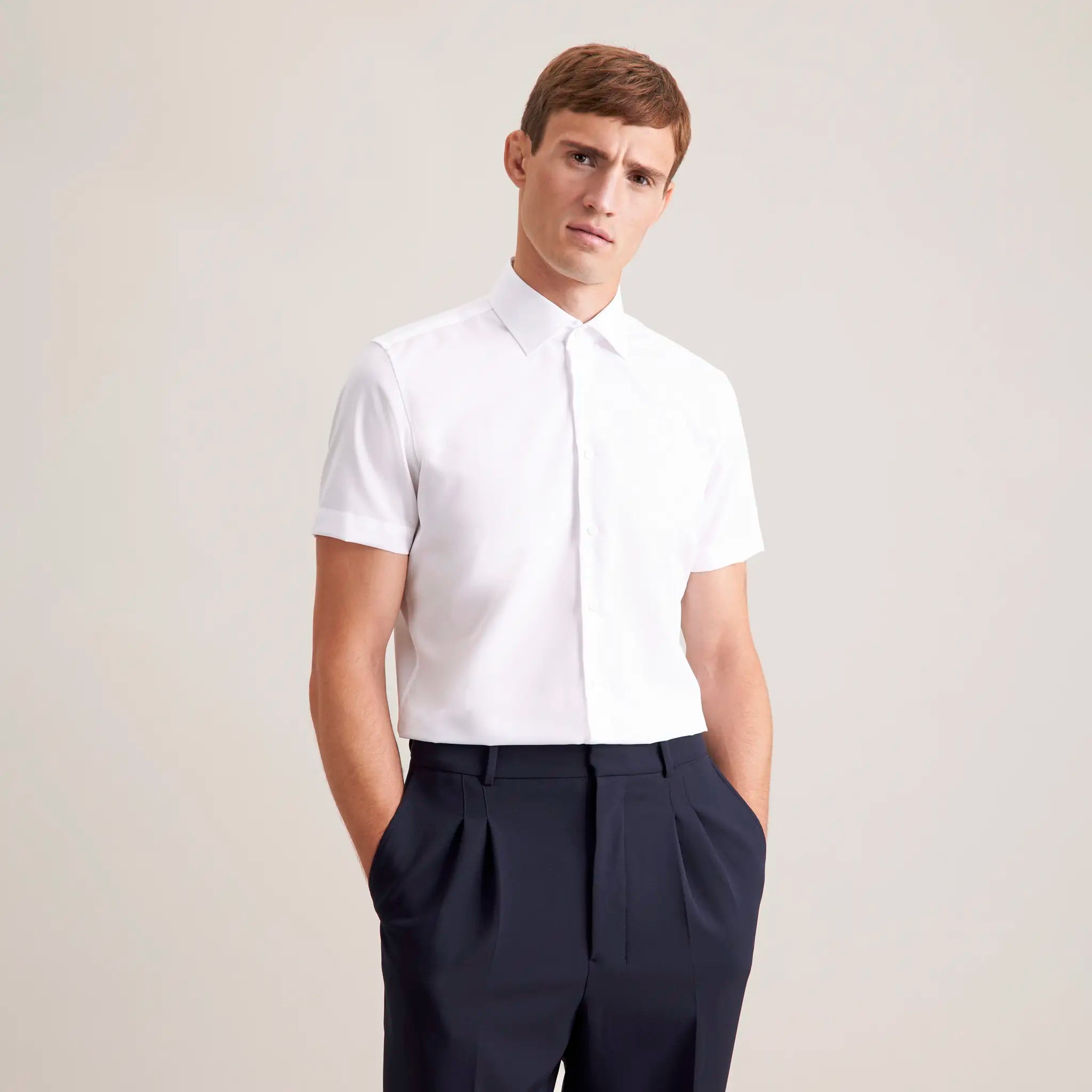 all-groups Men's Shirt Shaped Fit Short Sleeve