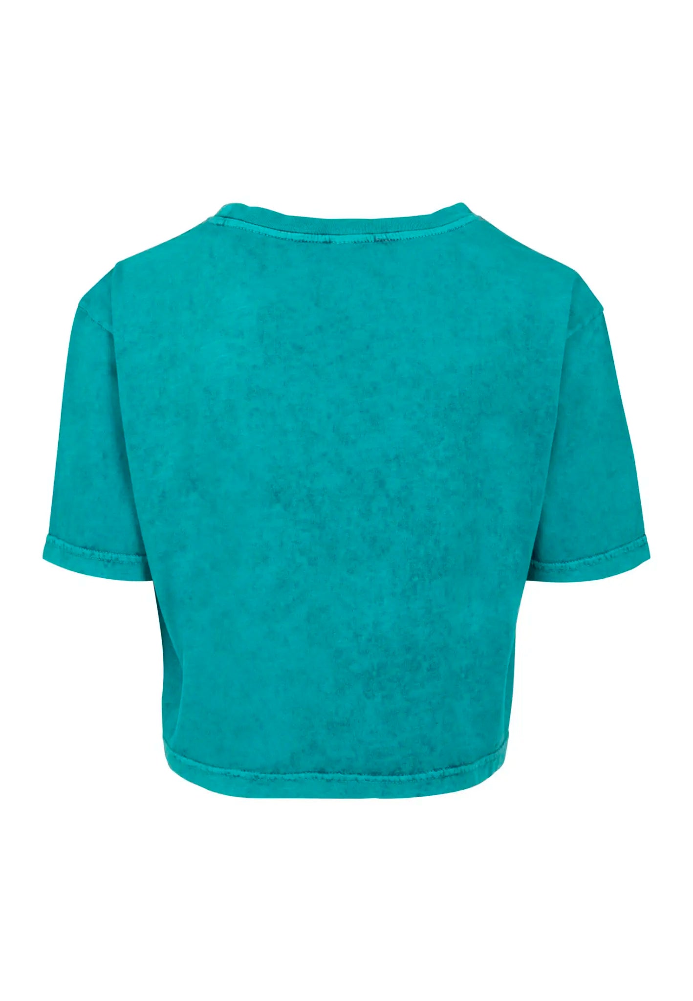 all-groups Women's Acid Washed Cropped Tee