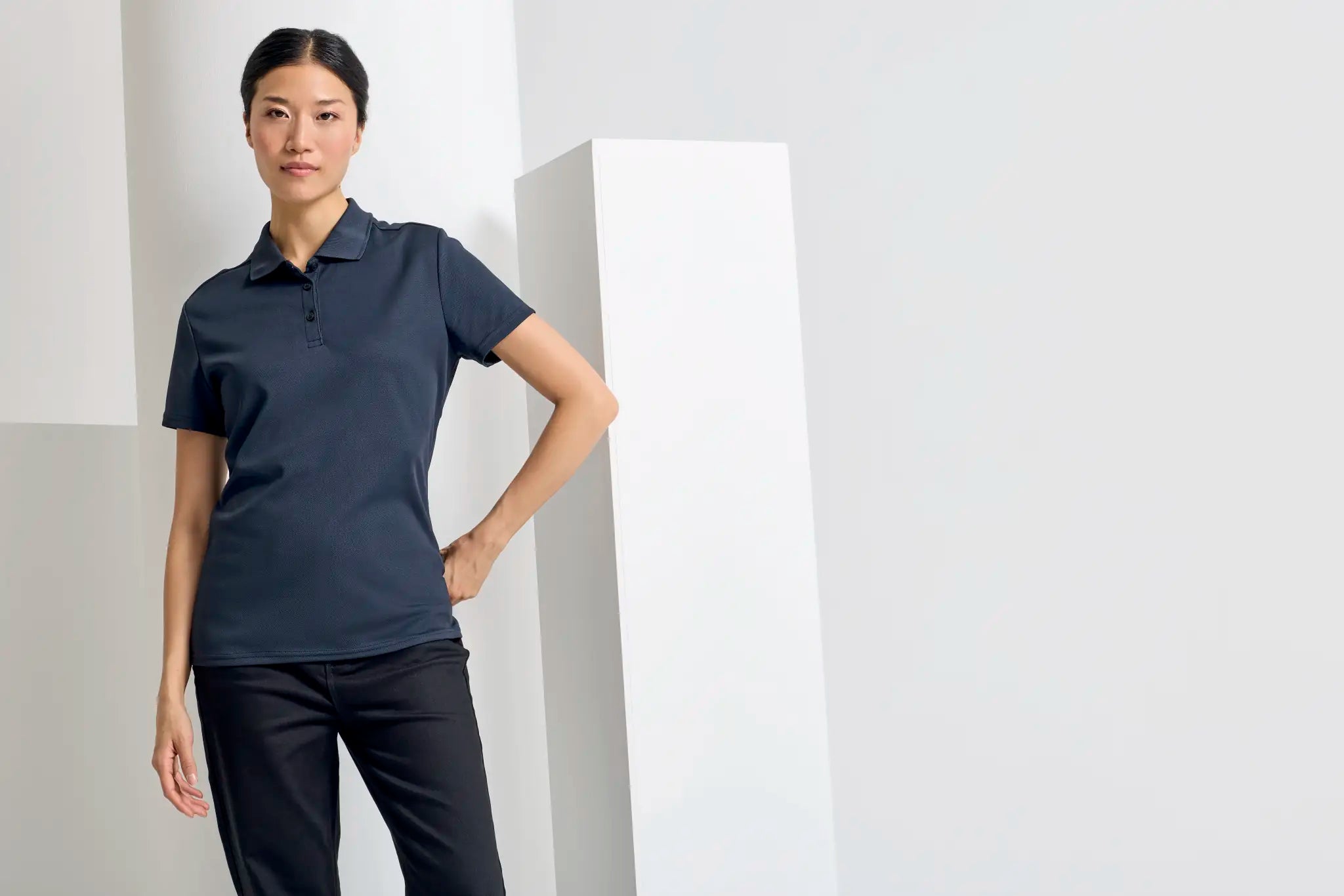 all-groups Women's Spun Dyed Sustainable Polo Shirt