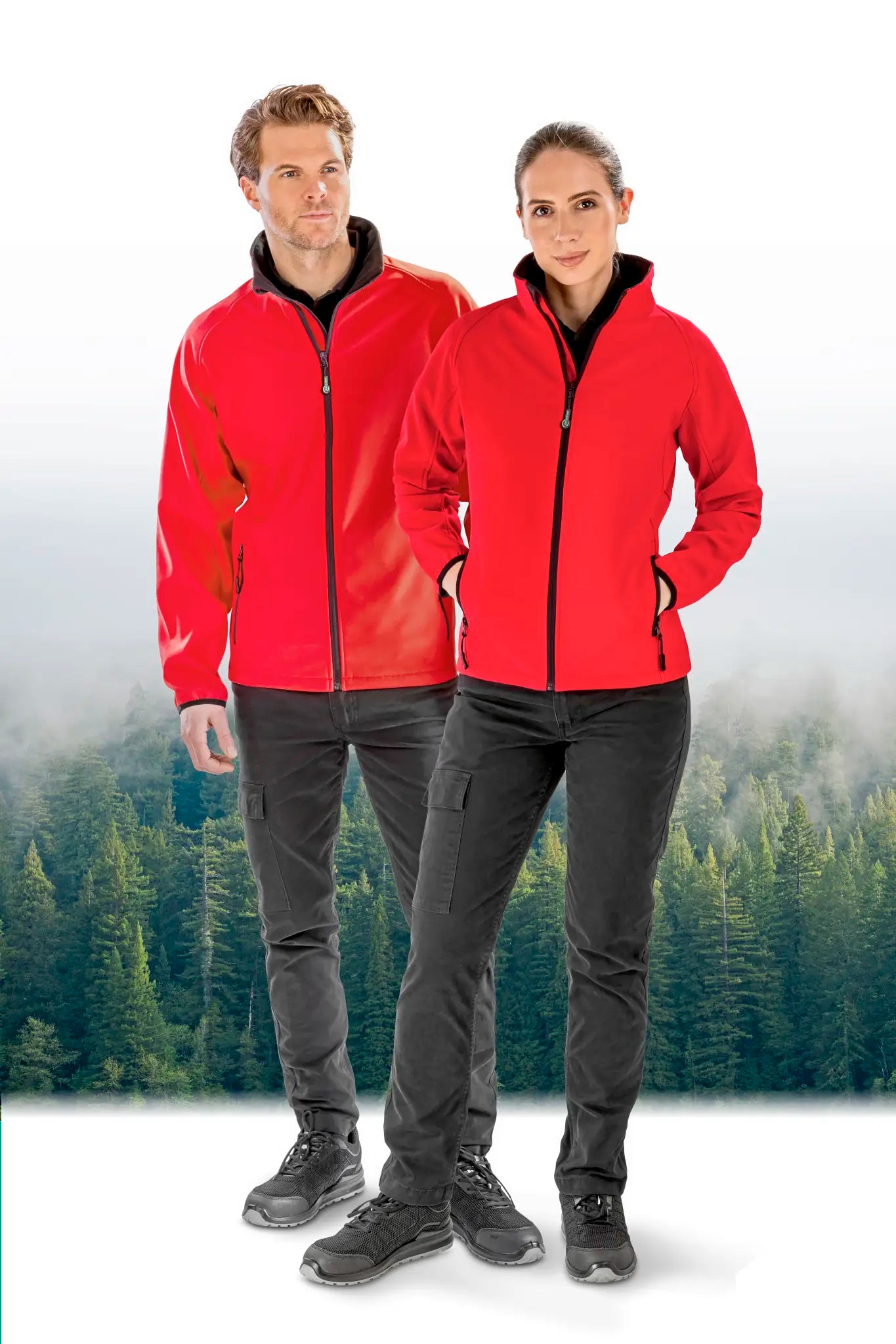all-groups Men's Softshell Jacket with Recycled Fleece Inner