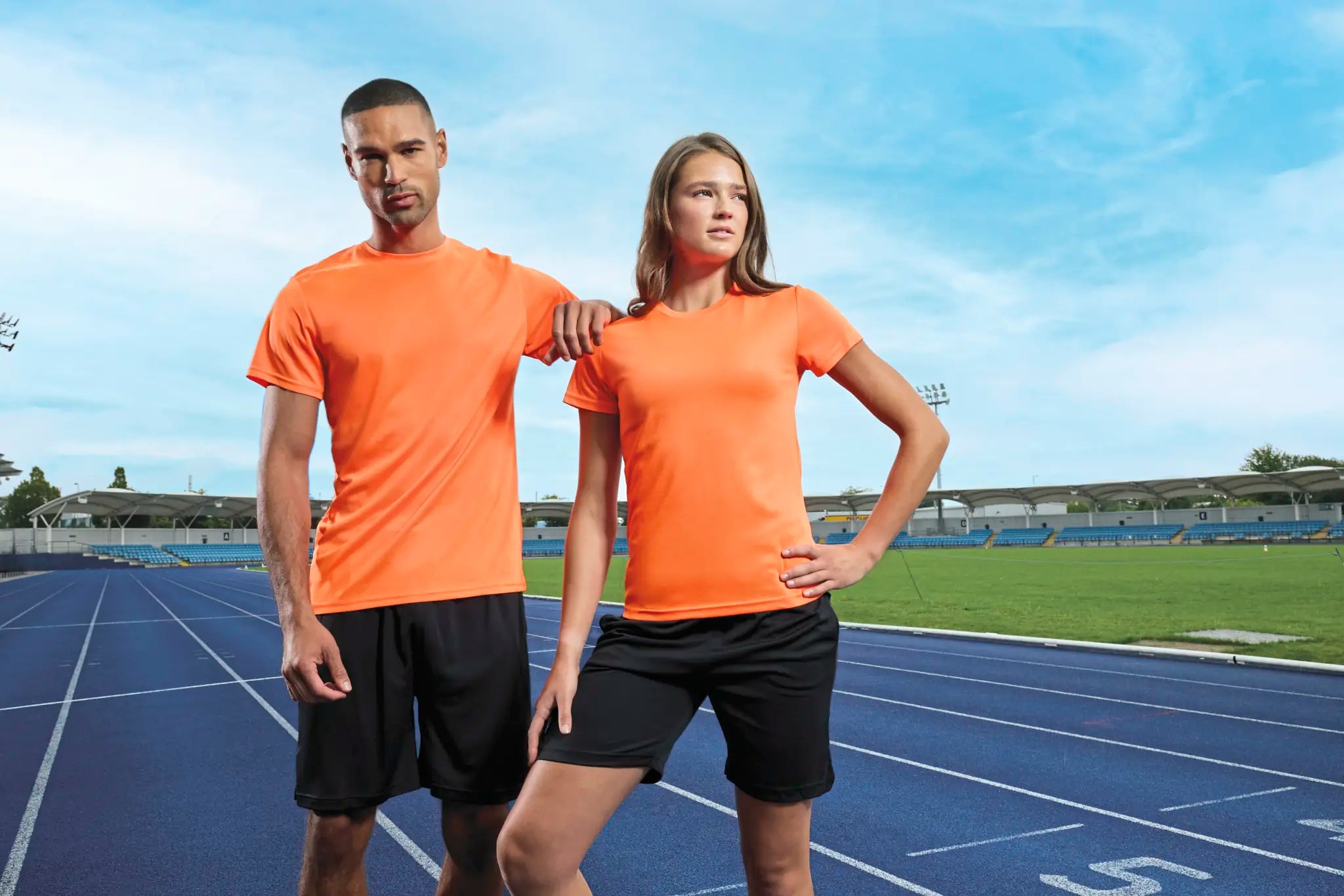 all-groups Women's TriDri Ion Charge recycled textured T-Shirt